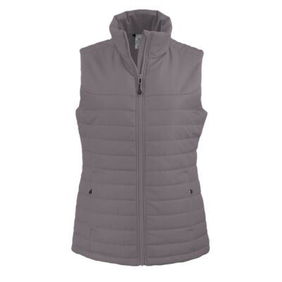 Clique Elevation Eco Full Zip Womens Puffer Vest Thumbnail