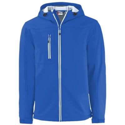 Clique Telemark Eco Stretch Softshell Full Zip Mens Hooded Jacket Thumbnail