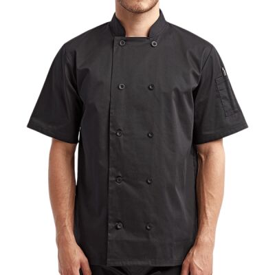 Unisex Short Sleeve Recycled Chef Coat Thumbnail