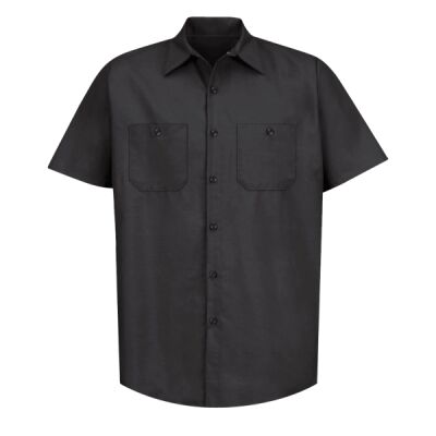 Men's Industrial Short Sleeve Work Shirt Thumbnail